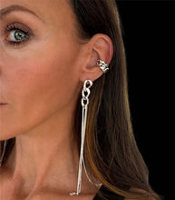 Load image into Gallery viewer, Silver link Ear Cuff