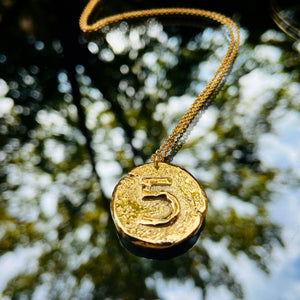 Lucky number pendant
